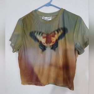 No Boundaries Multicolor Butterfly Kids Shirt (0313)